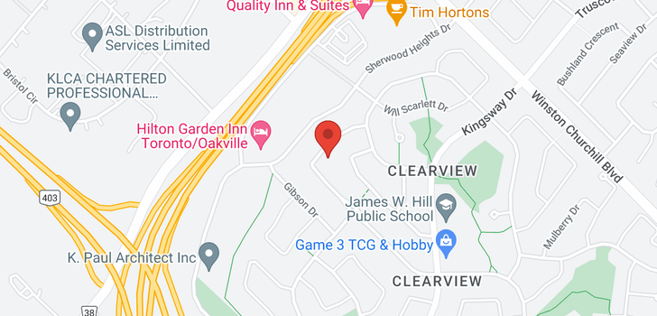 map of 1455 CLEARVIEW Drive